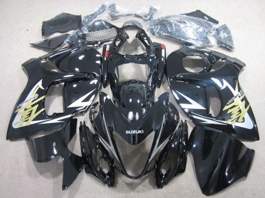 08-19 Black Gold Decal GSXR 1300 Hayabusa Motorcycle Fairings