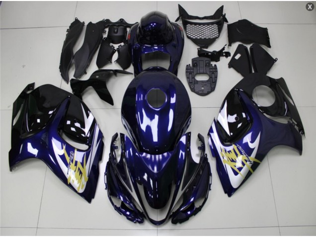08-19 Blue Gold GSXR 1300 Hayabusa Motorcycle Fairings 08-19 Blue Gold GSXR 1300 Hayabusa Motorcycle Fairings