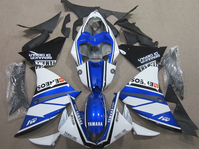 09-11 Blue White YZF R1 Motorcycle Fairing 09-11 Blue White YZF R1 Motorcycle Fairing