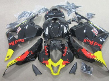 09-12 Black Red Bull CBR600RR Motorcycle Fairing