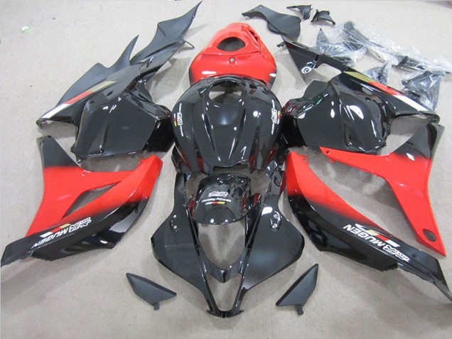 09-12 Black Red CBR600RR Motorcycle Fairings 09-12 Black Red CBR600RR Motorcycle Fairings