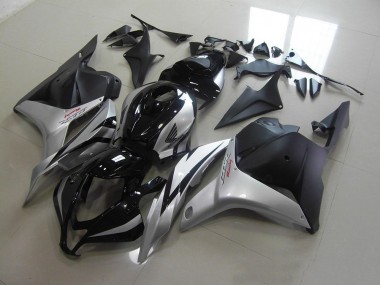 09-12 Black Silver CBR600RR Motorcycle Fairings