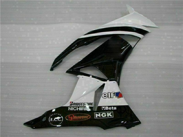 09-12 Black White 3M Touch4 ZX6R Motorcycle Fairings 09-12 Black White 3M Touch4 ZX6R Motorcycle Fairings
