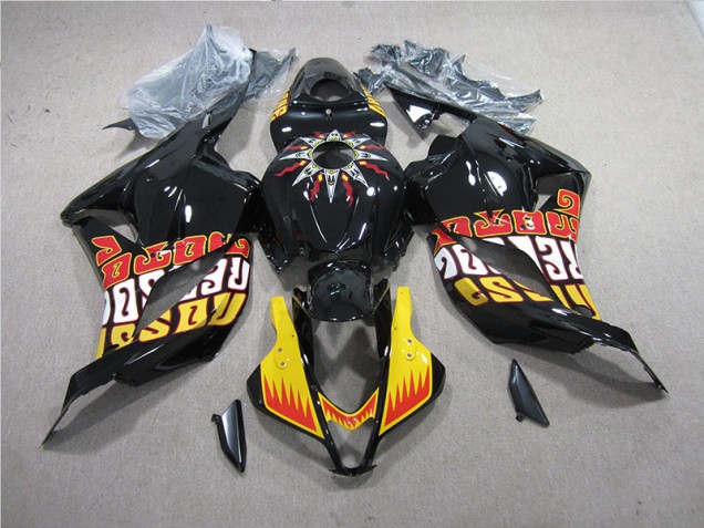09-12 Black Yellow CBR600RR Motorcycle Fairing 09-12 Black Yellow CBR600RR Motorcycle Fairing