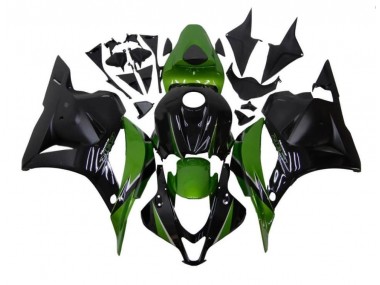 09-12 Green Black CBR600RR Motorcycle Fairings
