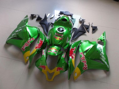 09-12 Green Red Bull CBR600RR Motorcycle Fairings