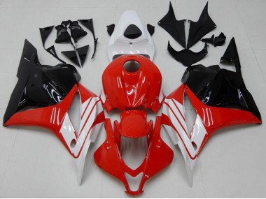 09-12 Red White Black CBR600RR Motorcycle Bodywork
