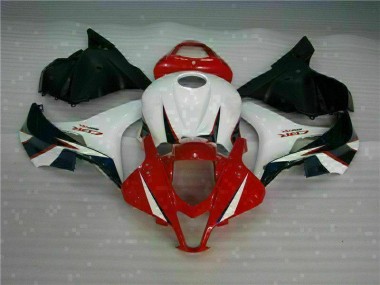 09-12 Red White CBR600RR Motorcycle Fairings
