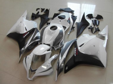 09-12 White Black Grey CBR600RR Motorcycle Fairings
