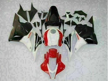 09-12 White Black Red CBR600RR Motorcycle Fairings