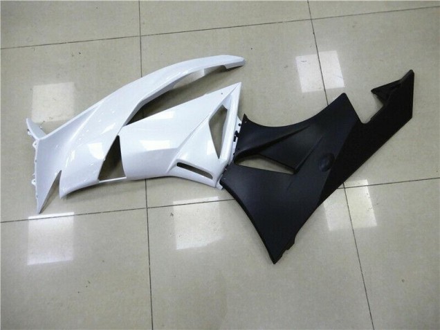 09-12 White ZX6R Motorcycle Fairings 09-12 White ZX6R Motorcycle Fairings