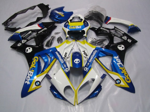 09-14 Blue White GoldBet S1000RR Motorcycle Fairings 09-14 Blue White GoldBet S1000RR Motorcycle Fairings