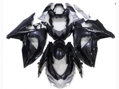 09-16 Black Silver GSXR 1000 Motorcycle Fairings