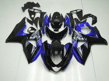 09-16 Blue and Black GSXR 1000 Motorcycle Fairings
