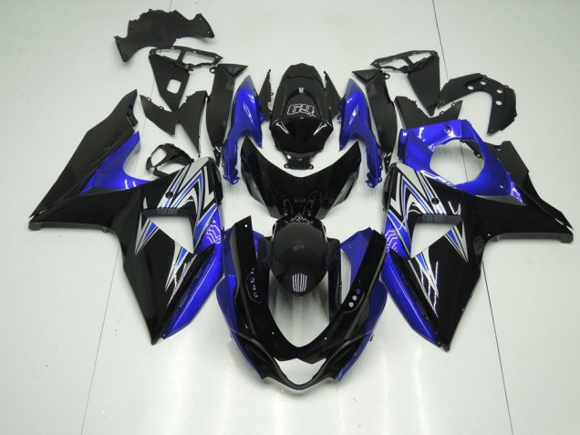 09-16 Blue and Black GSXR 1000 Motorcycle Fairings 09-16 Blue and Black GSXR 1000 Motorcycle Fairings