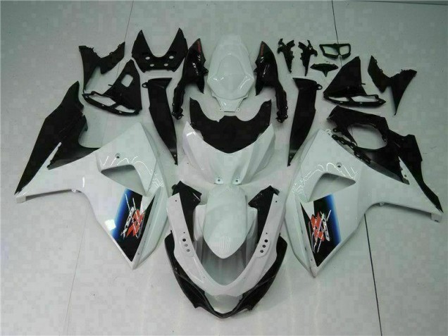 09-16 White Black GSXR 1000 Motorcycle Bodywork 09-16 White Black GSXR 1000 Motorcycle Bodywork