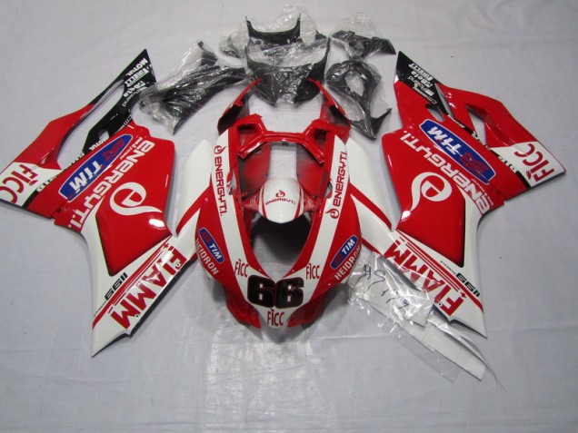 11-14 Red FIAMM FICC Ducati 1199 Motorcycle Fairings 11-14 Red FIAMM FICC Ducati 1199 Motorcycle Fairings