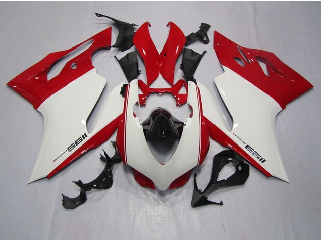 11-14 White Red Ducati 1199 Motorcycle Bodywork 11-14 White Red Ducati 1199 Motorcycle Bodywork
