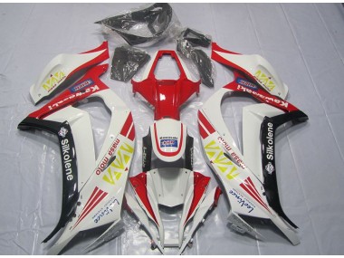 11-15 White Red Silkolene ZX10R Motorcycle Fairings