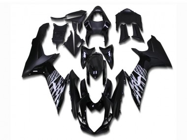 11-21 Matte Black GSXR 600/750 Motorcycle Fairings