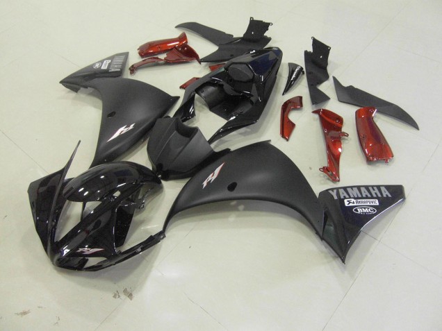 12-14 Matte Black YZF R1 Motorcycle Bodywork 12-14 Matte Black YZF R1 Motorcycle Bodywork