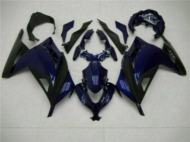13-16 Blue Black EX300 Motorcycle Fairings