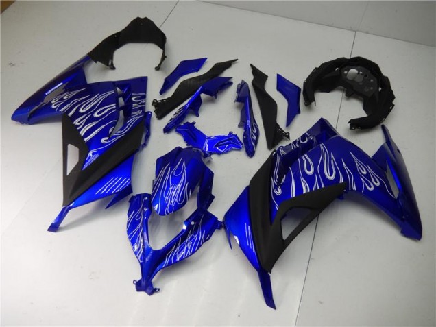 13-16 Blue White Black EX300 Motorcycle Fairings