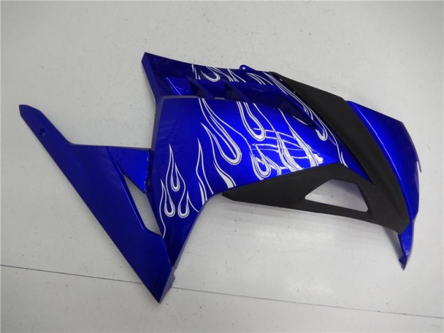 13-16 Blue White Black EX300 Motorcycle Fairings