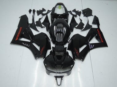 13-21 Glossy Black with Red Sticker CBR600RR Motorcycle Fairings