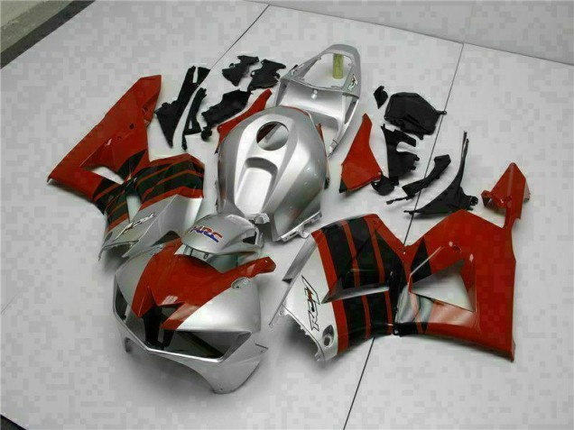 13-21 Red Silver CBR600RR Motorcycle Fairings 13-21 Red Silver CBR600RR Motorcycle Fairings