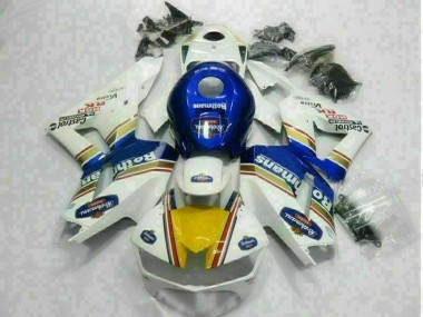 13-21 White Blue CBR600RR Motorcycle Fairings