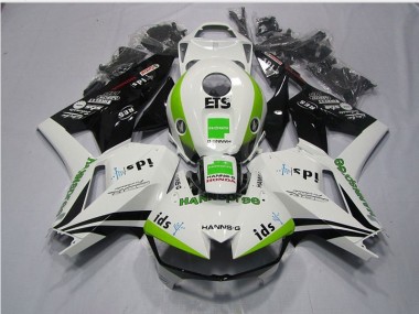 13-21 White Green Hannspree ETS CBR600RR Motorcycle Fairings