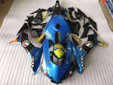 15-19 Blue Shark YZF R1 Motorcycle Fairings