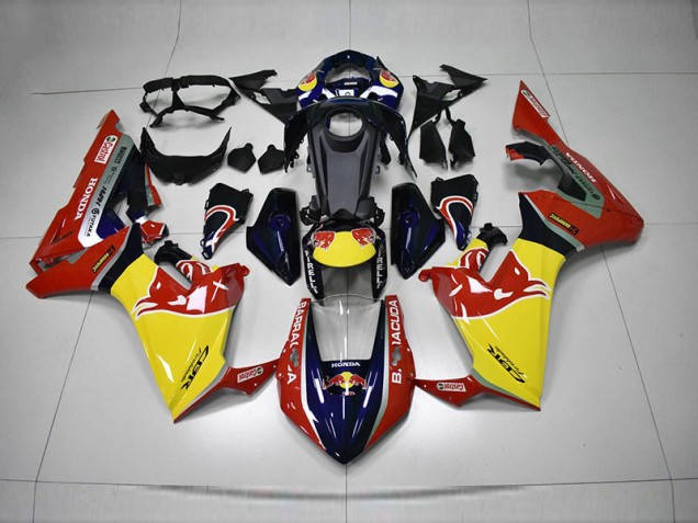 17-20 Blue Yellow Red Red Bull CBR1000RR Motorcycle Fairings 17-20 Blue Yellow Red Red Bull CBR1000RR Motorcycle Fairings