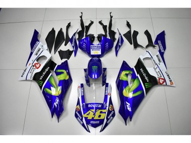 17-21 Monster Blue Movistar 46 YZF R6 Motorcycle Fairings