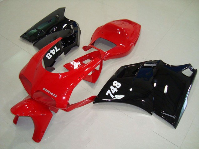 93-05 Red Black Ducati 748 916 996 996S Motorcycle Fairings 93-05 Red Black Ducati 748 916 996 996S Motorcycle Fairings