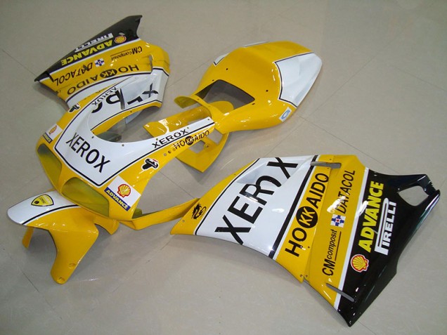 93-05 Yellow White Xerox Ducati 748 916 996 996S Motorcycle Bodywork 93-05 Yellow White Xerox Ducati 748 916 996 996S Motorcycle Bodywork