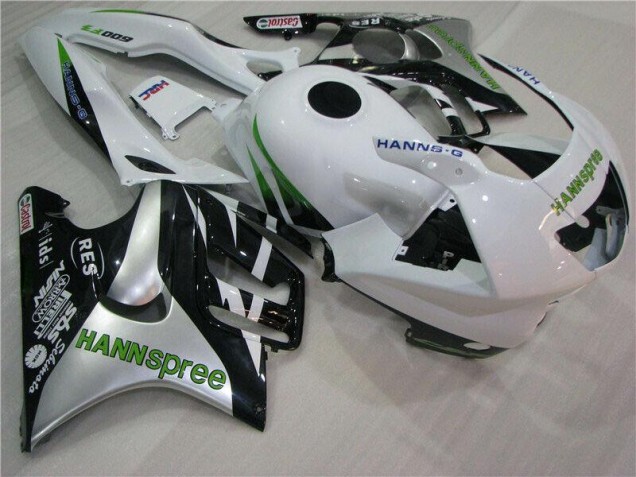 95-98 White Green Hannspree CBR600 F3 Motorcycle Fairings 95-98 White Green Hannspree CBR600 F3 Motorcycle Fairings