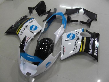 96-07 White Konica Minolta CBR1100XX Blackbird Motorcycle Fairings