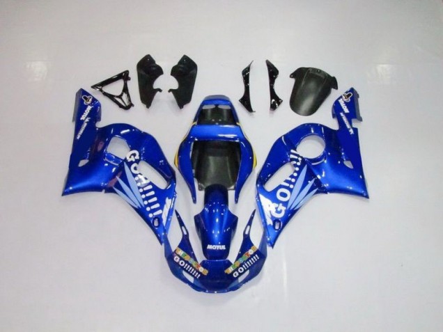 98-02 Blue White Go Motul YZF R6 Motorcycle Fairings 98-02 Blue White Go Motul YZF R6 Motorcycle Fairings