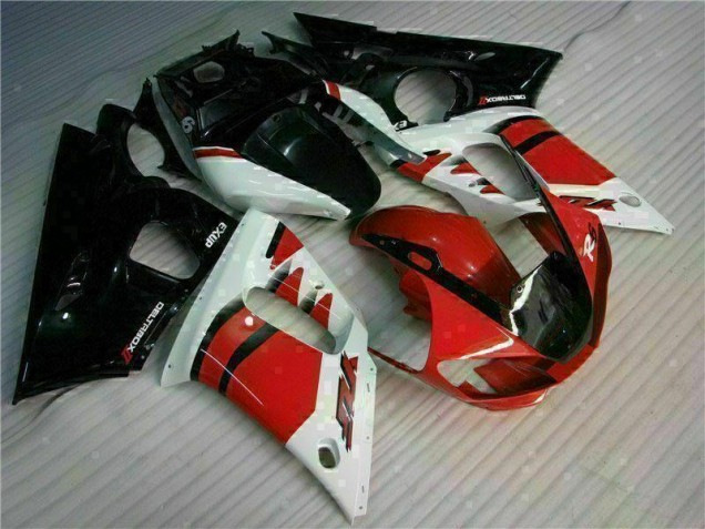 98-02 Red Black YZF R6 Motorcycle Bodywork 98-02 Red Black YZF R6 Motorcycle Bodywork