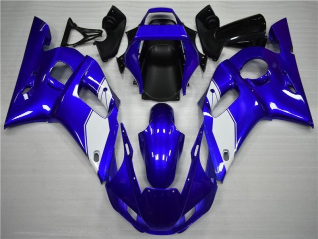 98-02 White Blue YZF R6 Motorcycle Fairings 98-02 White Blue YZF R6 Motorcycle Fairings