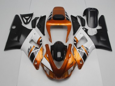 98-99 Gold White Black YZF R1 Motorcycle Fairings
