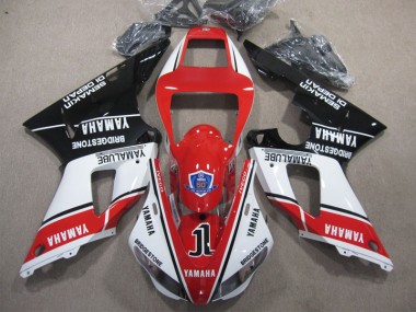 98-99 Red White Black 50 YZF R1 Motorcycle Fairings
